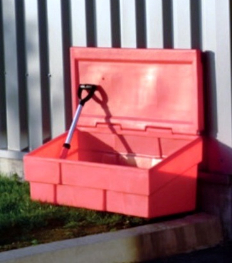 Ящик для песка пожарный 500 литров - контейнер. Чистоград