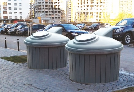 Заглубленные контейнеры для сбора ТБО марки Чистоград